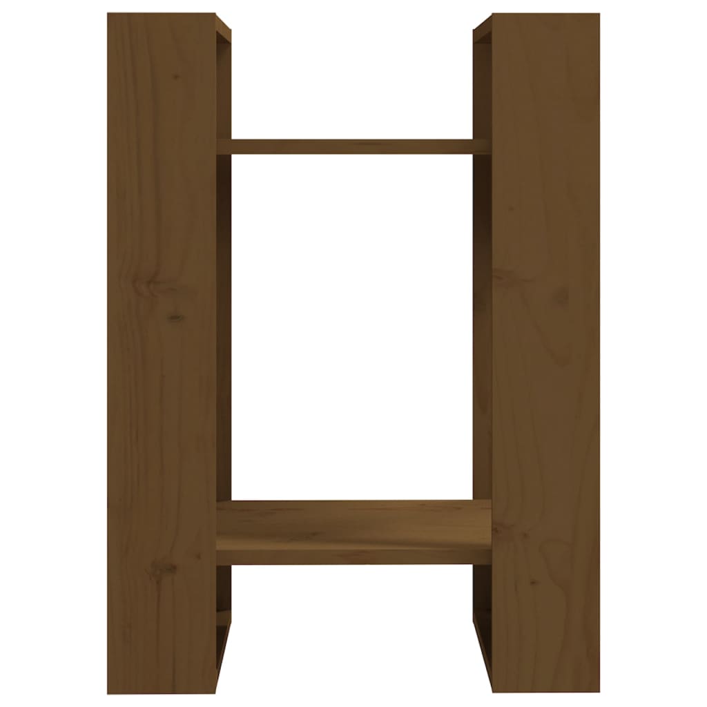 Bücherregal/Raumteiler Honigbraun 41x35x57cm Massivholz Kiefer