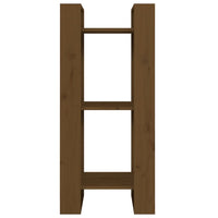 Thumbnail for Bücherregal/Raumteiler Honigbraun 41x35x91 cm Massivholz