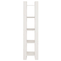 Thumbnail for Bücherregal/Raumteiler Weiß 41x35x160 cm Massivholz Kiefer
