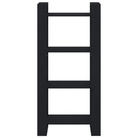 Thumbnail for Bücherregal/Raumteiler Schwarz 60x35x125 cm Massivholz