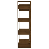 Thumbnail for Bücherregal/Raumteiler Honigbraun 80x35x125cm Massivholz Kiefer