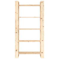 Thumbnail for Bücherregal/Raumteiler 80x35x160 cm Massivholz