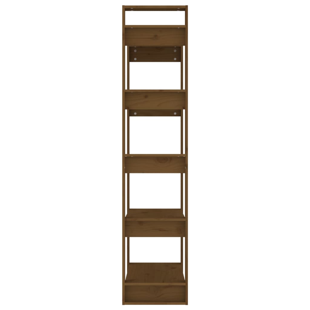 Bücherregal/Raumteiler Honigbraun 80x35x160cm Massivholz Kiefer