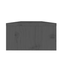 Thumbnail for Monitorständer Grau 50x24x13 cm Massivholz Kiefer