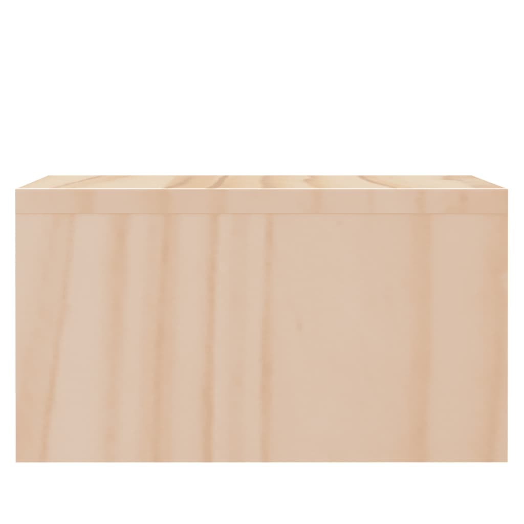 Monitorständer 50x27x15 cm Massivholz Kiefer