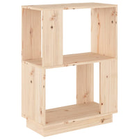 Thumbnail for Bücherregal/Raumteiler 51x25x70 cm Massivholz Kiefer