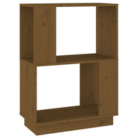 Thumbnail for Bücherregal/Raumteiler Honigbraun 51x25x70cm Massivholz Kiefer