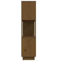 Thumbnail for Bücherregal/Raumteiler Honigbraun 80x25x101 cm Massivholz