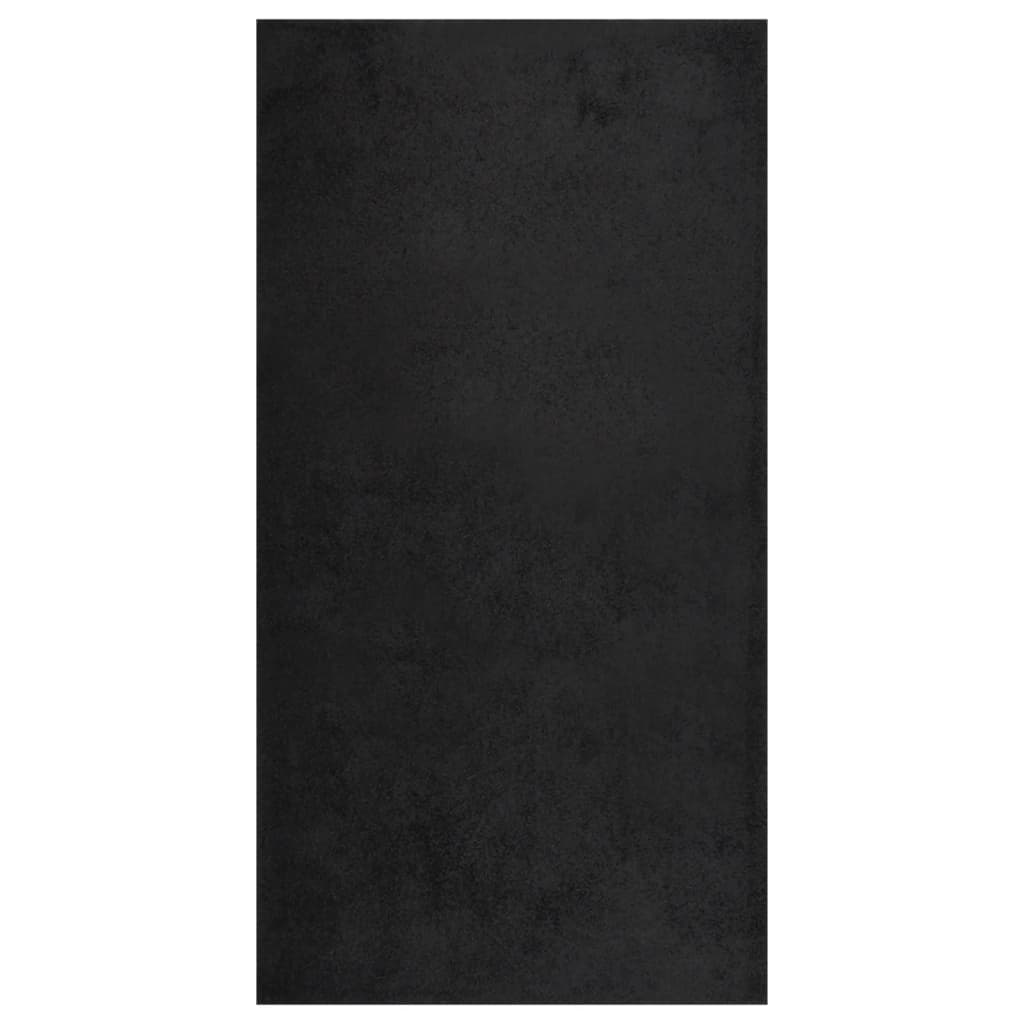 Teppich Shaggy Hochflor Schwarz 80x150 cm