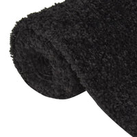Thumbnail for Teppich Shaggy Hochflor Schwarz 80x150 cm