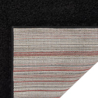 Thumbnail for Teppich Shaggy Hochflor Schwarz 80x150 cm