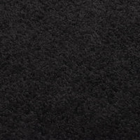 Thumbnail for Teppich Shaggy Hochflor Schwarz 80x150 cm
