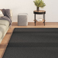 Thumbnail for Teppich Shaggy Hochflor Anthrazit 120x170 cm