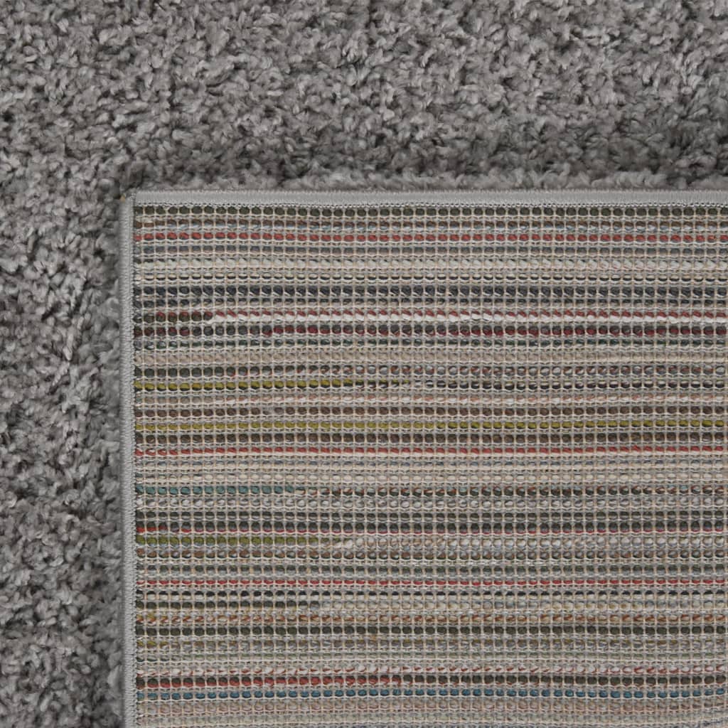 Teppich Shaggy Hochflor Grau 160x230 cm