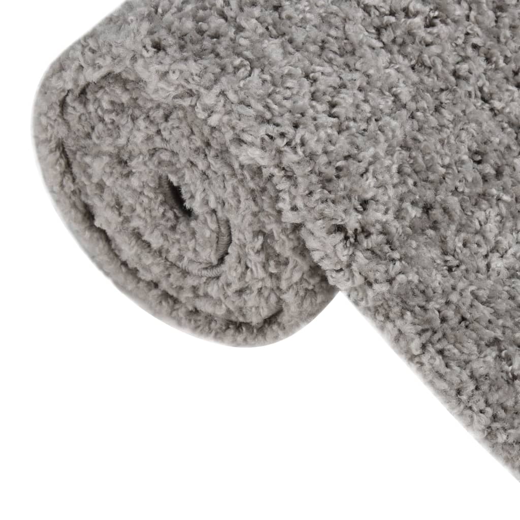 Teppich Shaggy Hochflor Grau 160x230 cm