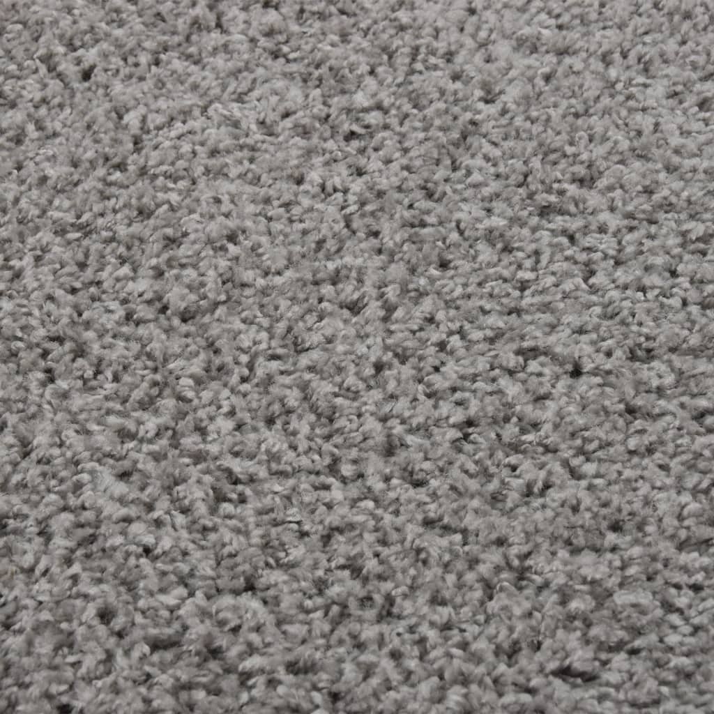 Teppich Shaggy Hochflor Grau 160x230 cm
