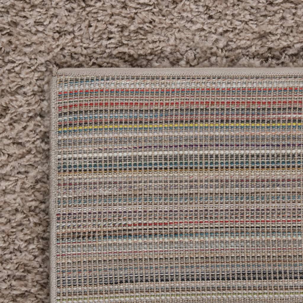 Teppich Shaggy Hochflor Beige 200x290 cm