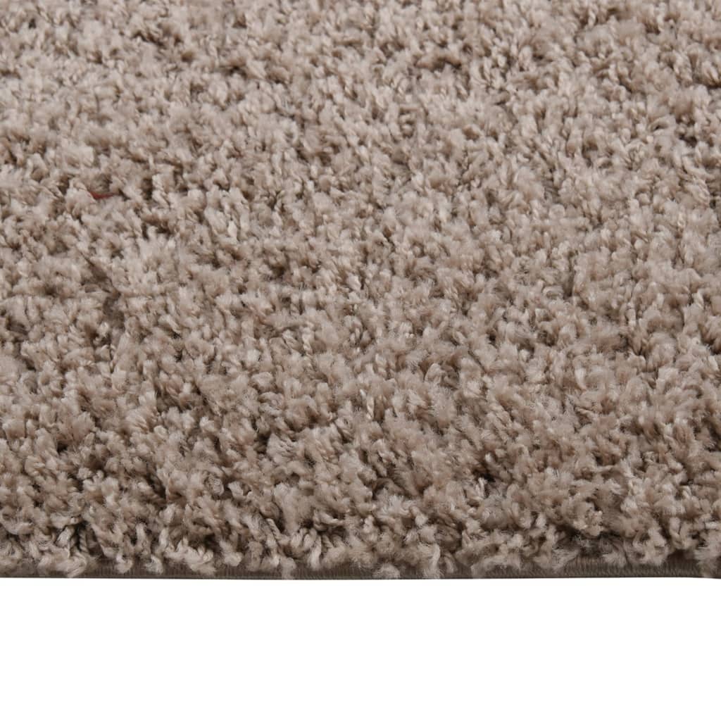 Teppich Shaggy Hochflor Beige 200x290 cm