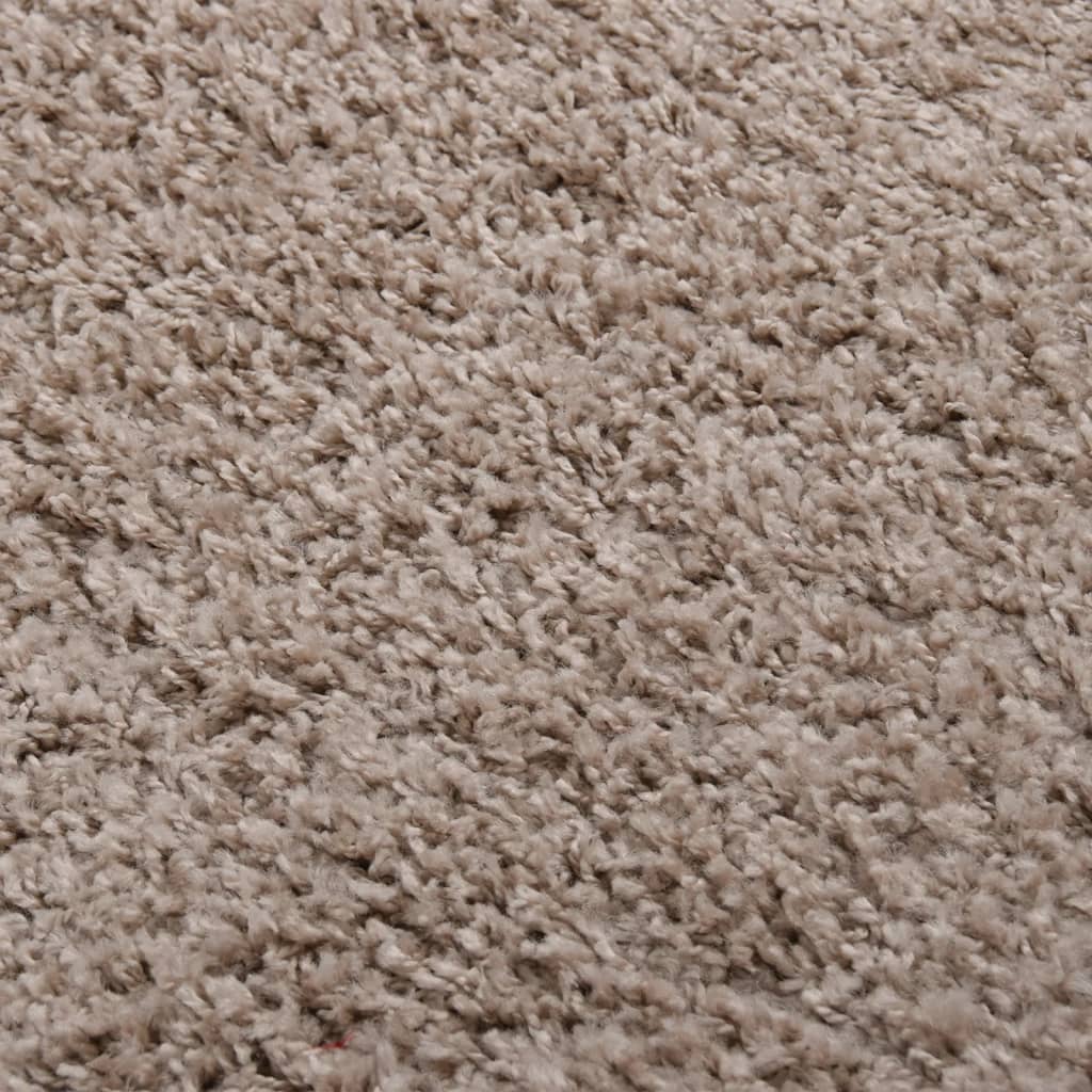 Teppich Shaggy Hochflor Beige 200x290 cm