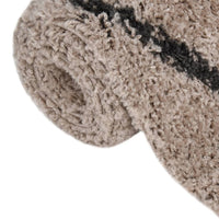 Thumbnail for Teppich Shaggy Hochflor Beige und Anthrazit 200x290 cm