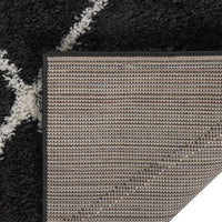 Thumbnail for Teppich Shaggy Hochflor Creme und Anthrazit 200x290 cm