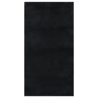 Thumbnail for Teppich Waschbar Flauschig Kurzflor 80x150 Rutschfest Schwarz