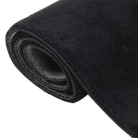 Thumbnail for Teppich Waschbar Flauschig Kurzflor 120x170 Rutschfest Schwarz