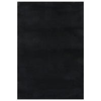 Thumbnail for Teppich Shaggy Waschbar Weich 160x230 cm Rutschfest Schwarz