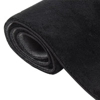 Thumbnail for Teppich Waschbar Flauschig Kurzflor 200x290 Rutschfest Schwarz