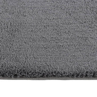 Thumbnail for Teppich Waschbar Flauschig Kurzflor 80x150 Rutschfest Anthrazit