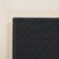 Thumbnail for Teppich Waschbar Flauschig Kurzflor 80x150 Rutschfest Creme