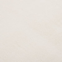 Thumbnail for Teppich Waschbar Flauschig Kurzflor 120x170 Rutschfest Creme