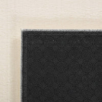 Thumbnail for Teppich Waschbar Flauschig Kurzflor 160x230 Rutschfest Creme