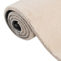 Thumbnail for Teppich Waschbar Flauschig Kurzflor 200x290 Rutschfest Beige