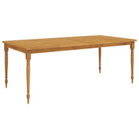 Thumbnail for Batavia-Tisch 200x100x75 cm Massivholz Teak