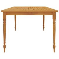 Thumbnail for Batavia-Tisch 200x100x75 cm Massivholz Teak