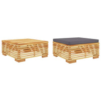 Thumbnail for 2-tlg. Garten-Lounge-Set Massivholz Teak
