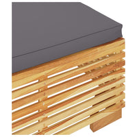 Thumbnail for 2-tlg. Garten-Lounge-Set Massivholz Teak