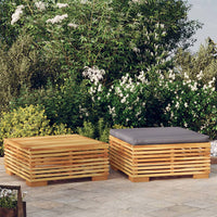 Thumbnail for 2-tlg. Garten-Lounge-Set Massivholz Teak