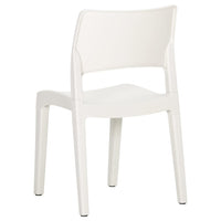 Thumbnail for Gartenstühle 2 Stk. Weiß Polypropylen