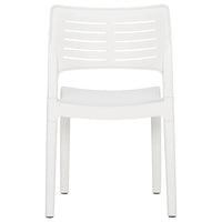 Thumbnail for Gartenstühle 2 Stk. Weiß Polypropylen