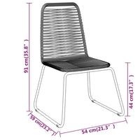 Thumbnail for 9-tlg. Garten-Essgruppe Schwarz