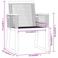 Thumbnail for 5-tlg. Garten-Essgruppe Schwarz
