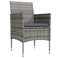 Thumbnail for 3-tlg. Garten-Essgruppe mit Kissen Grau und Schwarz