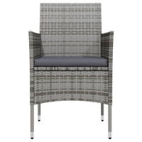 Thumbnail for 5-tlg. Garten-Essgruppe mit Kissen Grau und Schwarz