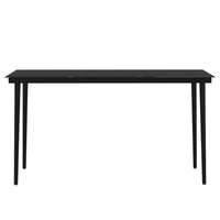 Thumbnail for 7-tlg. Garten-Essgruppe mit Auflagen Schwarz