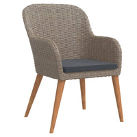 Thumbnail for 9-tlg. Garten-Essgruppe mit Auflagen Braun