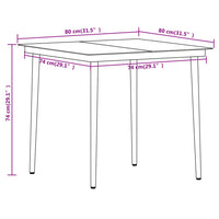 Thumbnail for 5-tlg. Garten-Essgruppe Schwarz