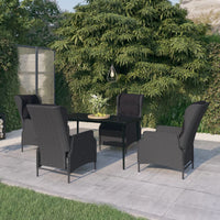 Thumbnail for 5-tlg. Garten-Essgruppe Dunkelgrau