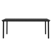 Thumbnail for 7-tlg. Garten-Essgruppe mit Auflagen Poly Rattan und Glas